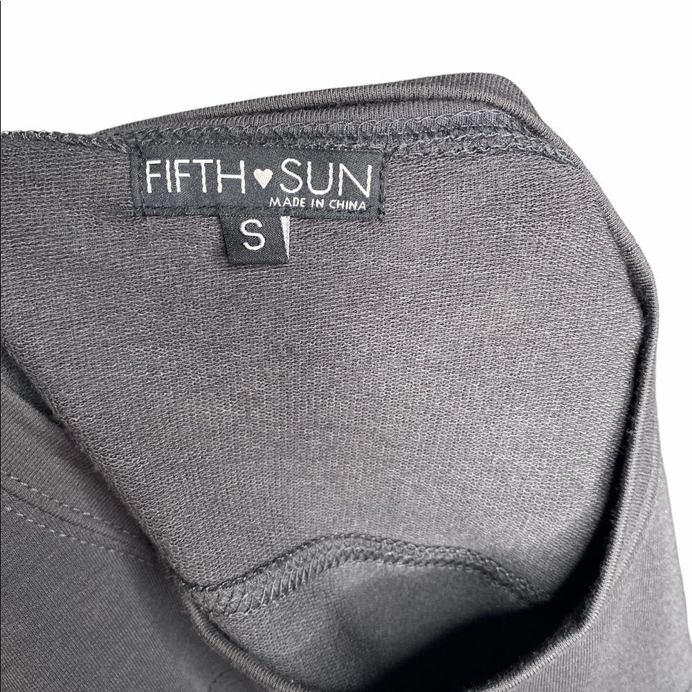 FIFTH SUN "CANT ADULT TODAY" LONG SLEEVE CROP SHIRT SMALL - Picture 4 of 4